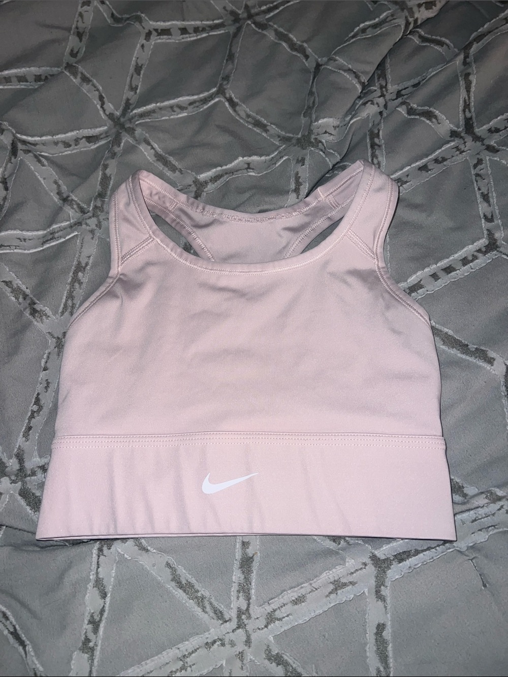Nike Pink Racerback Sports Bra Crop Top